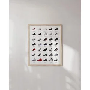 Haus and Hues Póster de tenis Jordan para chicos póster_4