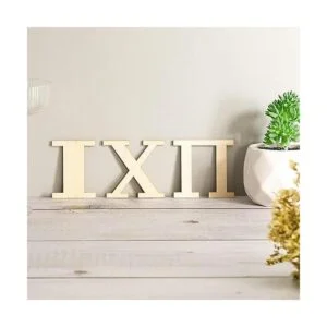 24 letras griegas de madera de una sola capa alfabetos_7