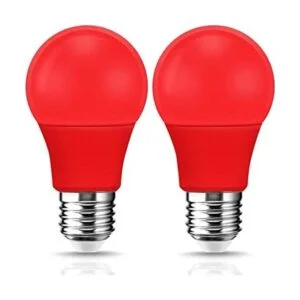 Bombilla LED roja equivalente a 60 W bombillas LED A19_1