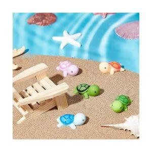 Figura de tortuga de mar en miniatura figuras de tortuga_4