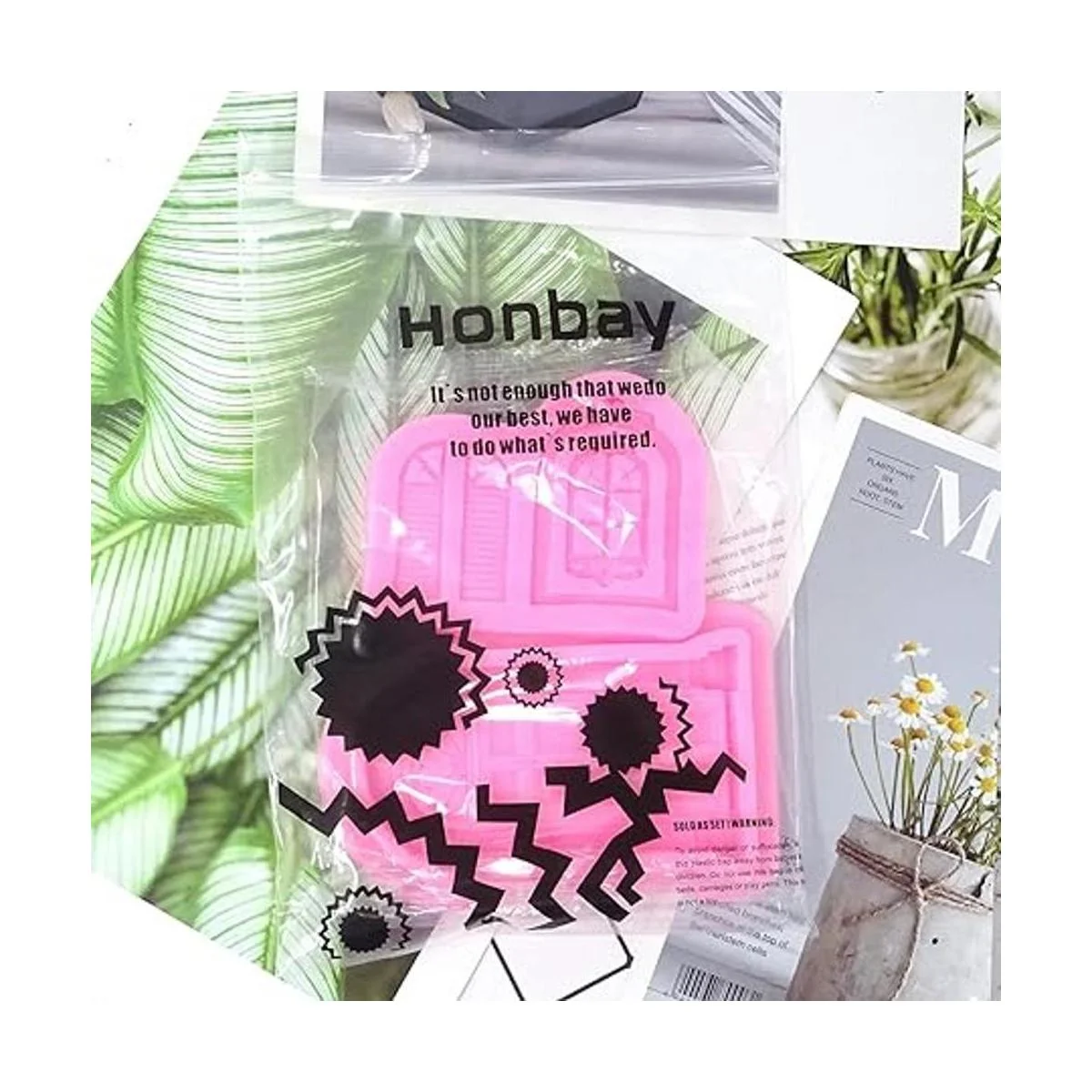 Honbay 2 moldes de silicona para puertas y ventanas para_7