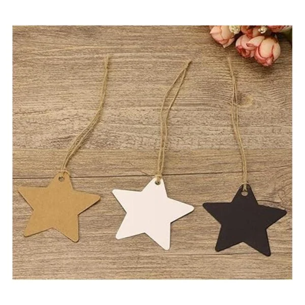 Tupalizy Etiquetas de regalo con diseño de estrellas en_3