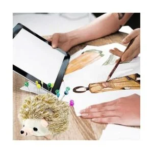 Honbay Soporte de pasador de tela con forma de erizo_6