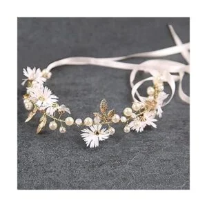 Vines de cabello de novia perlas de cristal accesorios_4