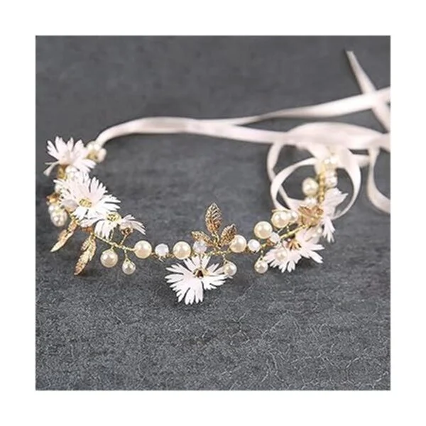 Vines de cabello de novia perlas de cristal accesorios_4