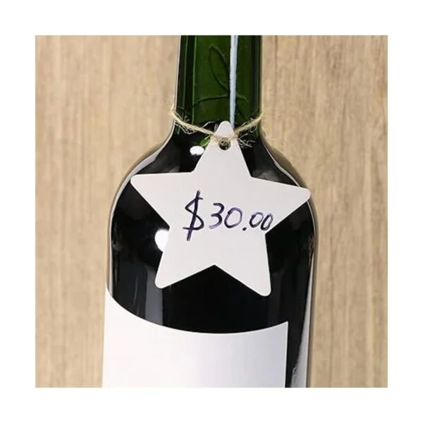 Tupalizy Etiquetas de regalo con diseño de estrellas en_4