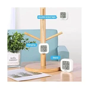 Vaikby Termómetro de interior 2 unidades medidor de_5