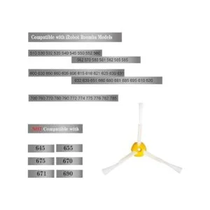 Cepillos laterales reemplazados paquete de 3 compatibles_3