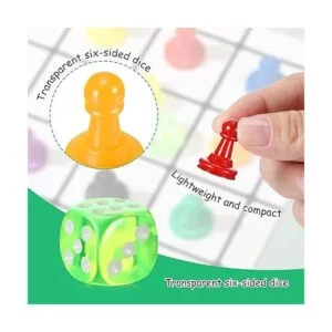 40 piezas de peón multicolor piezas de ajedrez de plástico_4