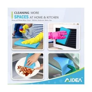 AIDEA Paño sueco paquete de 10 paños de esponja de_7