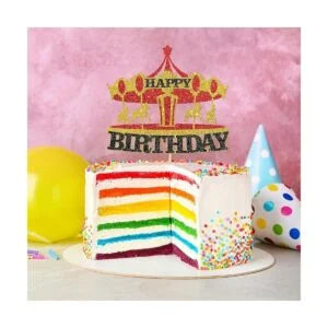 WeBenison Decoración para tarta de cumpleaños con diseño_5