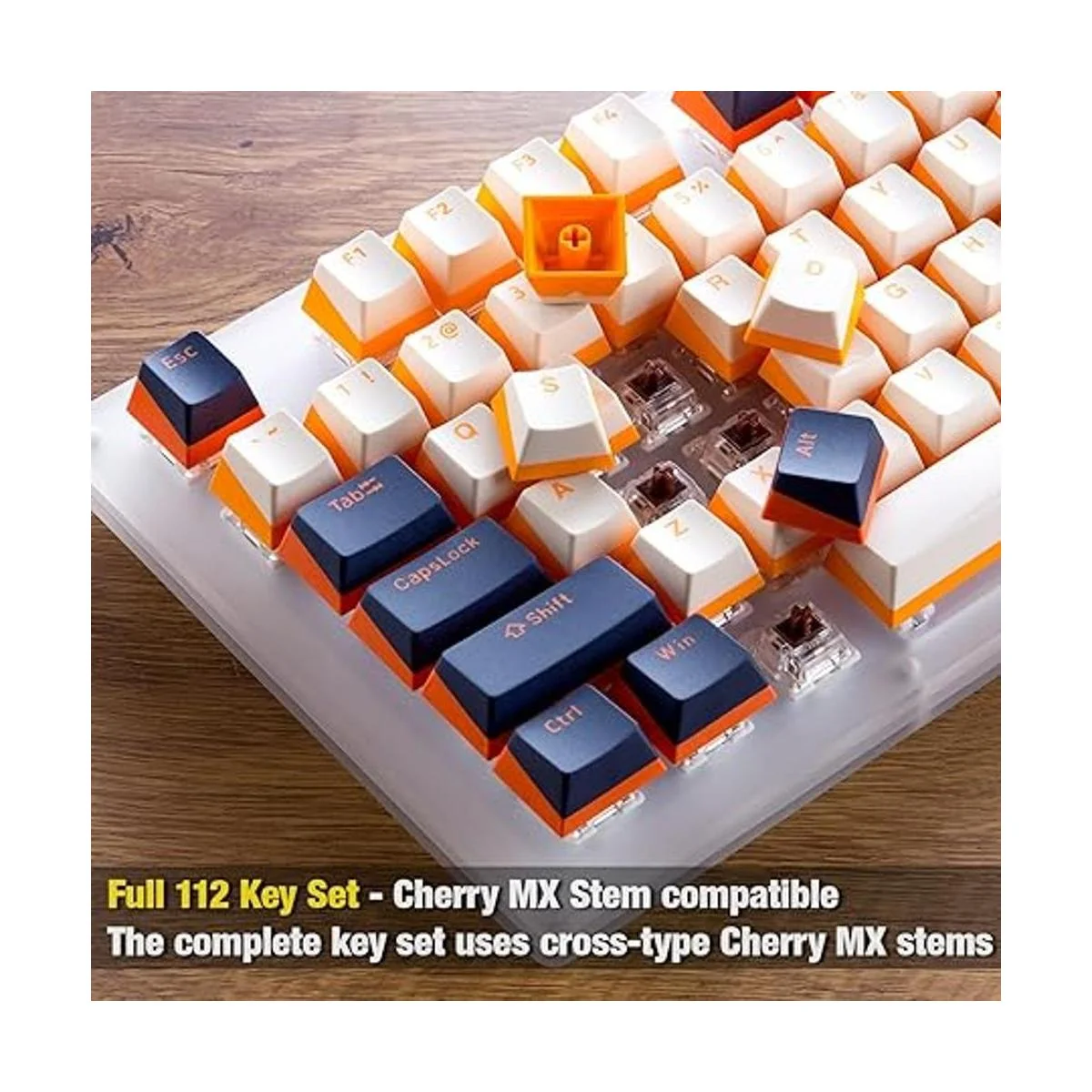 GunMjo Teclas dobles PBT para teclado de juegos con_2