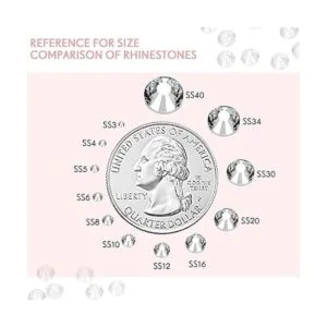 576 piezas de diamantes de imitación de cristal SS30 SS34_3