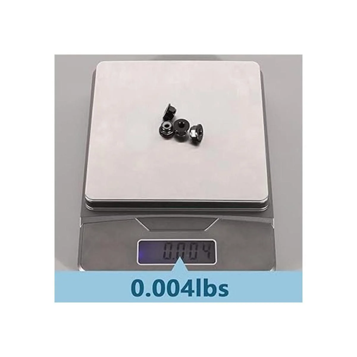 WEISHUJI 4 tuercas de bloqueo de nylon con brida tuercas_7