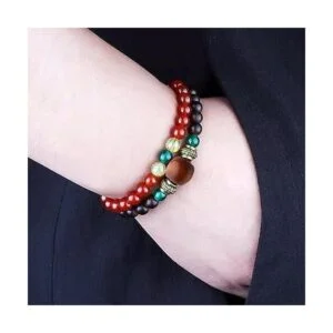 Aylifu 200 cuentas de madera de agujero grande barril_6