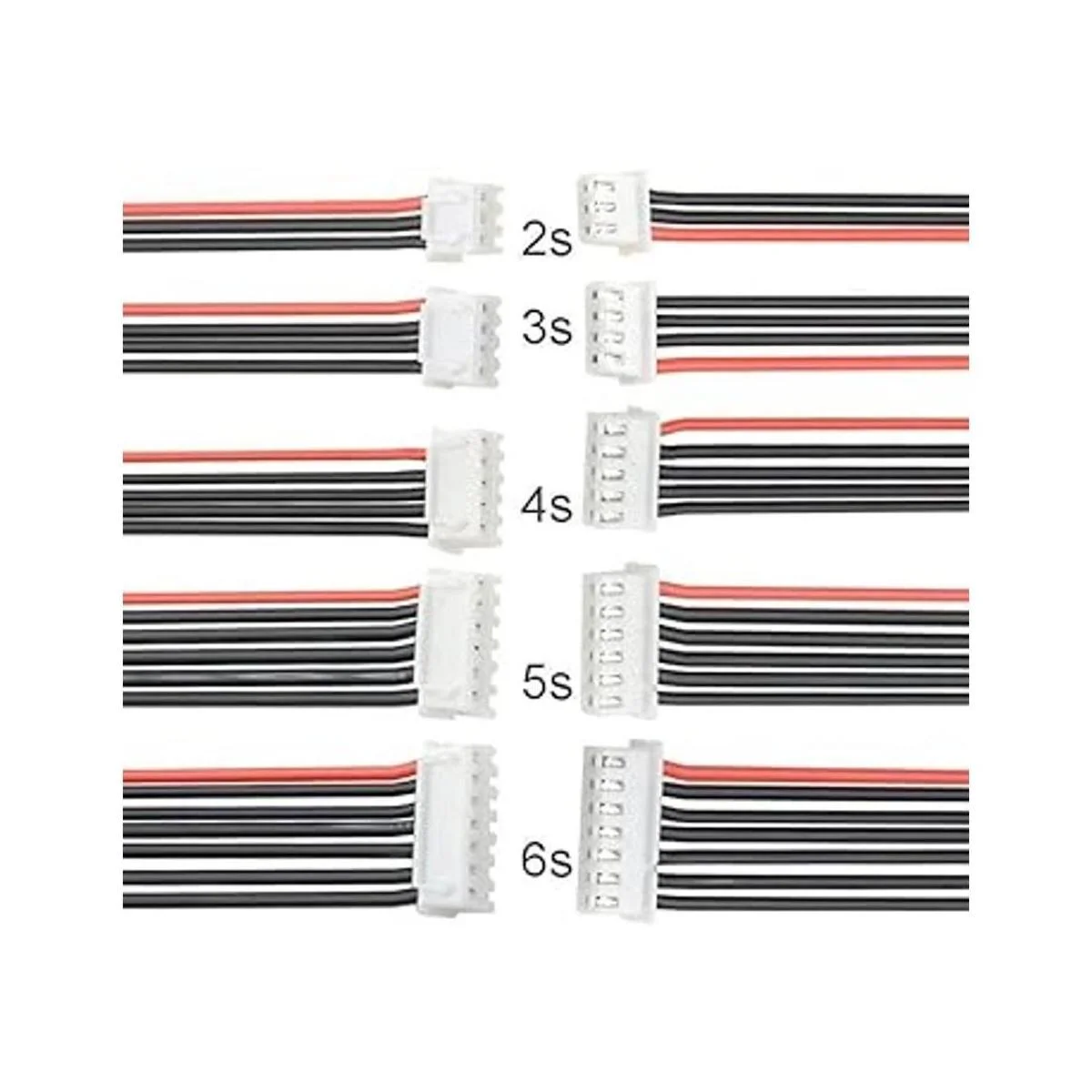 Yiqigou 10 conectores JSTXH de 5.9 pulgadas 2S6S 2S 3S_2