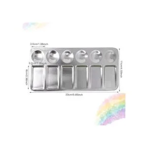 Honbay Juego de 2 piezas de pintura rectangular de metal_2