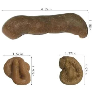 PPXMEEUDC Excremento falso de diferentes formas para_3
