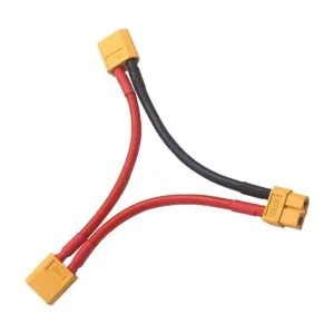 LinsyRC 2 conectores de batería serie XT60 de 1 hembra a 2_2