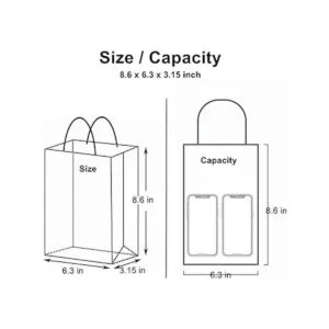 YADIAN 12 bolsas de regalo de papel kraft con asa bolsas_2