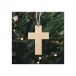 Adornos de madera con forma de cruz para colgar adornos de_6