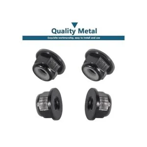 WEISHUJI 4 tuercas de bloqueo de nylon con brida tuercas_2