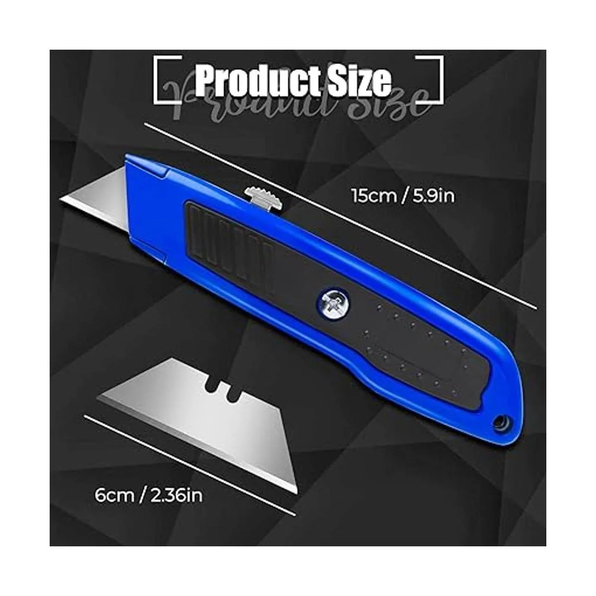 Jetmore Paquete de 2 cuchillos utilitarios para cortador_4