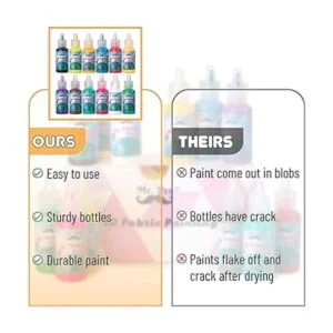 Mr. Pen Juego de pintura de tela 3D 12 colores 0.67_5