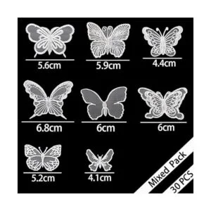 30 piezas de encaje mariposa bordado mariposa mariposa_2