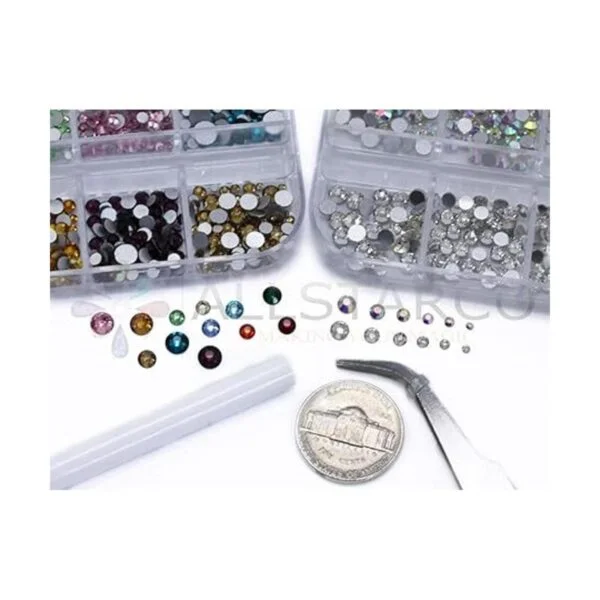 Allstarco más de 2000 piezas de gemas de espalda plana_6