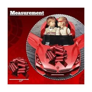 InstaBows Lazo de cuerda de regalo con acabado metálico_2