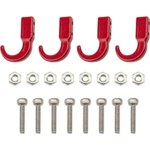 ShareGoo Juego de 4 ganchos de remolque de metal para_2