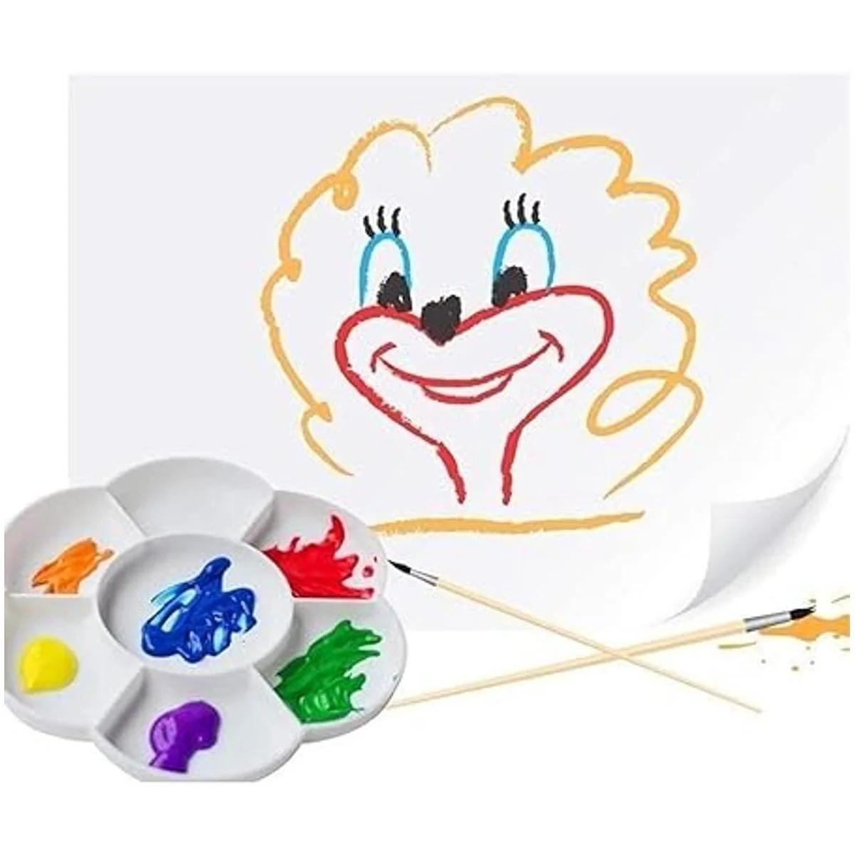 Akebrog 2 paletas de pintura bandeja de pintura de_3