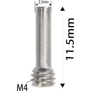 ShareGoo Juego de 12 pernos de acero duro M4 x 0.453 in_2