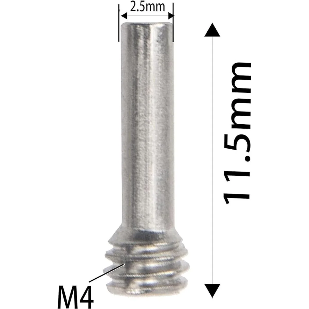 ShareGoo Juego de 12 pernos de acero duro M4 x 0.453 in_2