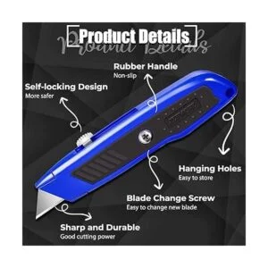 Jetmore Paquete de 2 cuchillos utilitarios para cortador_5