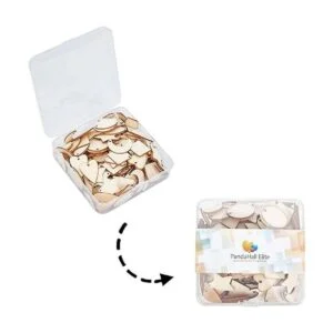 PandaHall 160 colgantes de madera sin teñir con forma_7