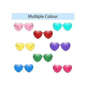 Gafas de sol con forma de corazón para fiesta sin_2