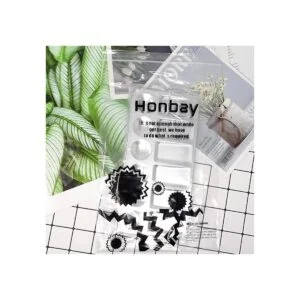 Honbay Juego de 2 piezas de pintura rectangular de metal_7