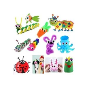 TOAOB 210pcs Plastic Googly Eyes with Eyelashes Wiggle_6