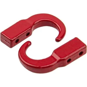 ShareGoo Juego de 4 ganchos de remolque de metal para_3