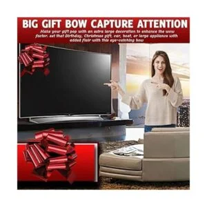 InstaBows Lazo de cuerda de regalo con acabado metálico_5