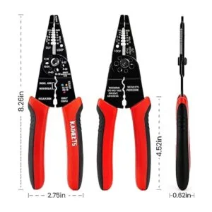 KAIWEETS Pelacables de 1022 AWG pelacables herramienta_5
