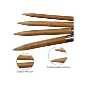 Weabetfu Aguja de punto circular de bambú 32 pulgadas de_4
