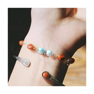 100 cuentas espaciadoras redondas de acero inoxidable con_5