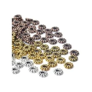 200pcs 4 colores 0.236 in flor espaciador cuentas de_4