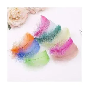 600 plumas coloridas de 20 colores plumas artesanales de_5