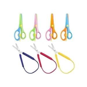 Juego de 7 tijeras de bucle y tijeras de entrenamiento_1