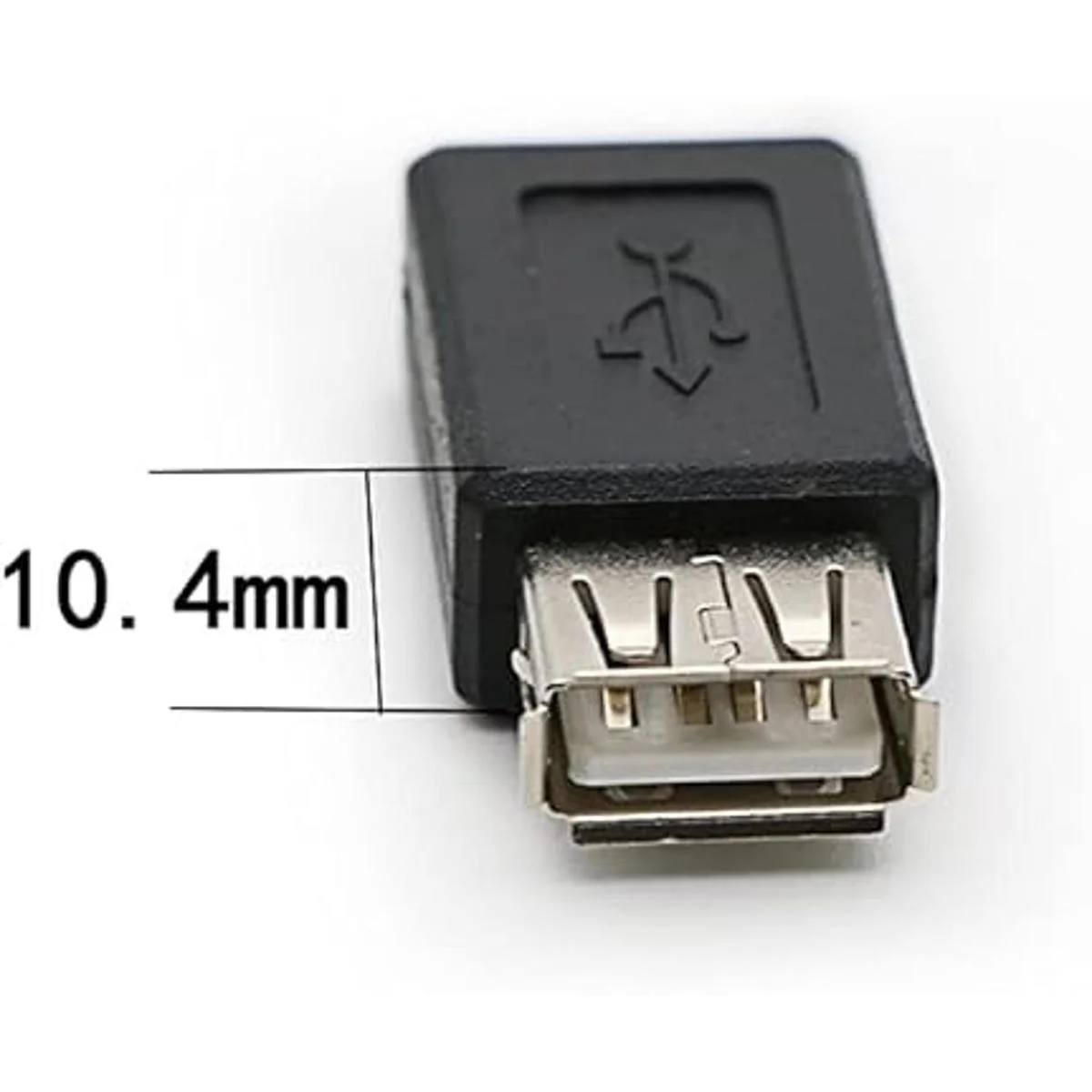 3 unidades USB 2.0 A hembra a USB B Mini 5 Pin hembra_5