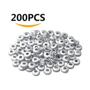 200 unidades de cuentas redondas redondas de Rondelle de_2